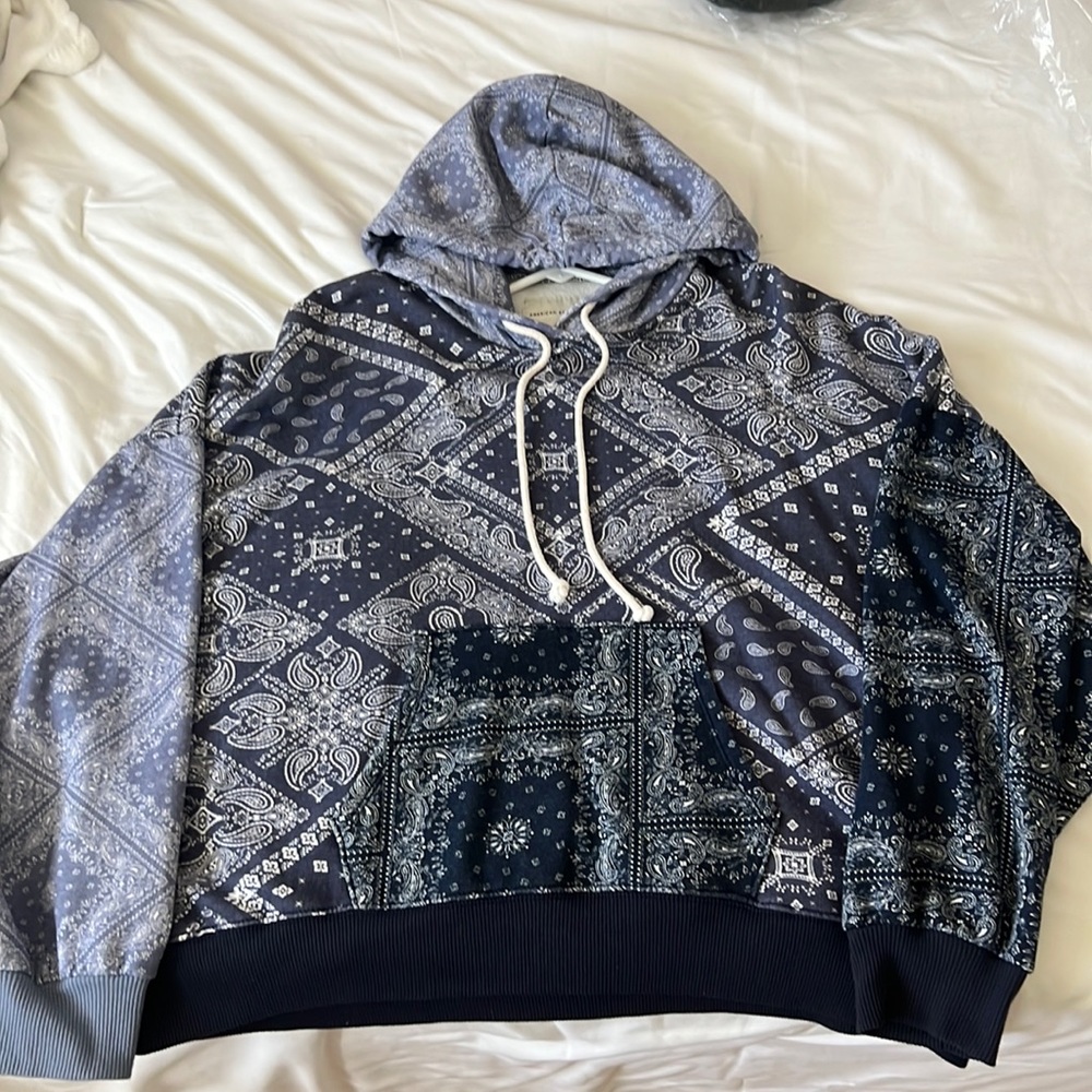 American Eagle Bandanna Hoodie - Gem